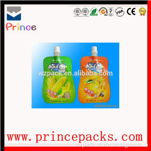 standing packaging fruit juice bag china supplier M-17